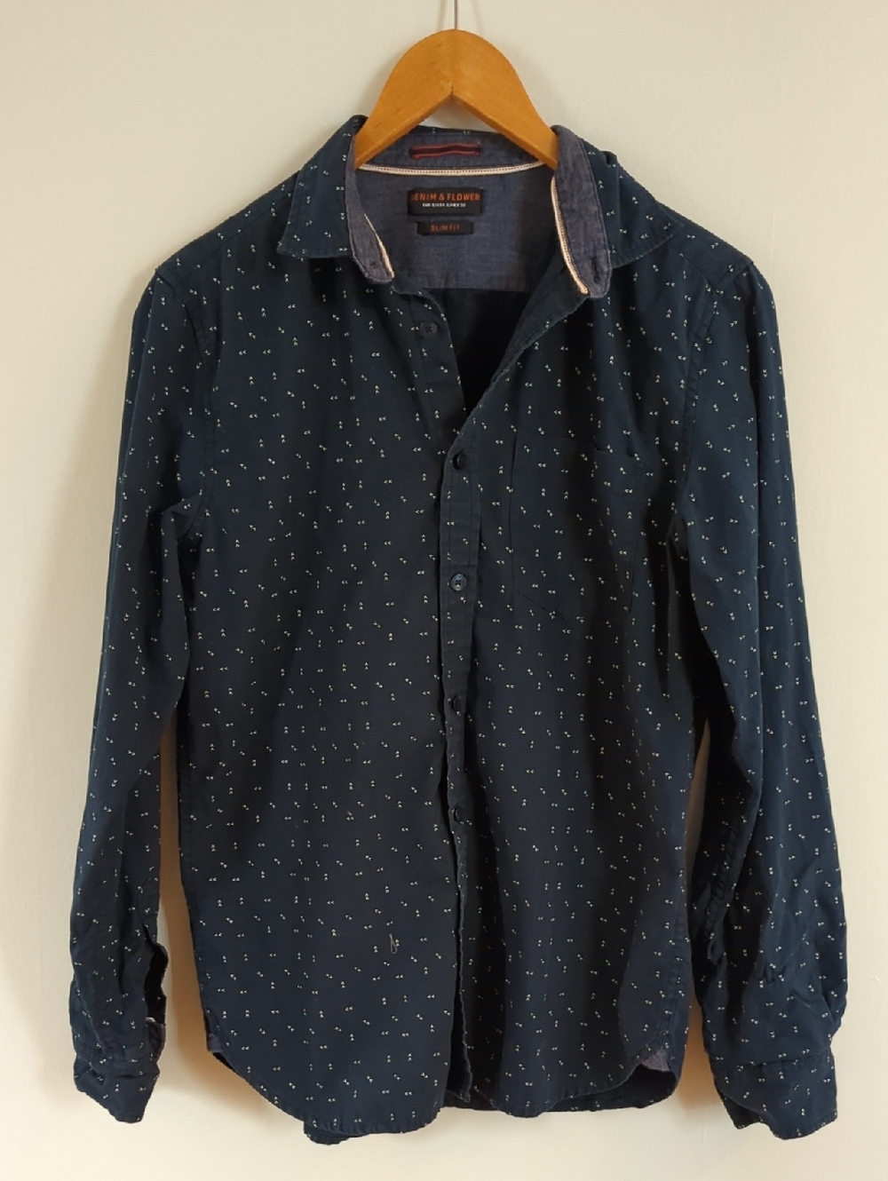 Denim & Flower Men's Button Down Shirt